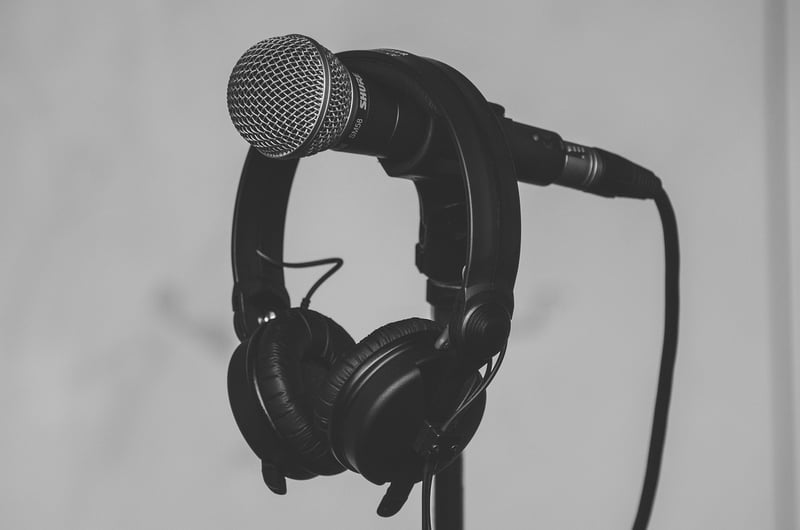 Microphone and music